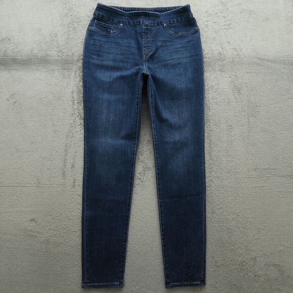 Chico's Jeans Pull On Women's Size 1T US-8T High-Rise Jegging Denim 31" Inseam - Picture 1 of 15